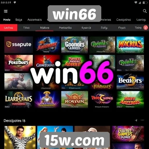Variantes de jogos disponíveis no win66
